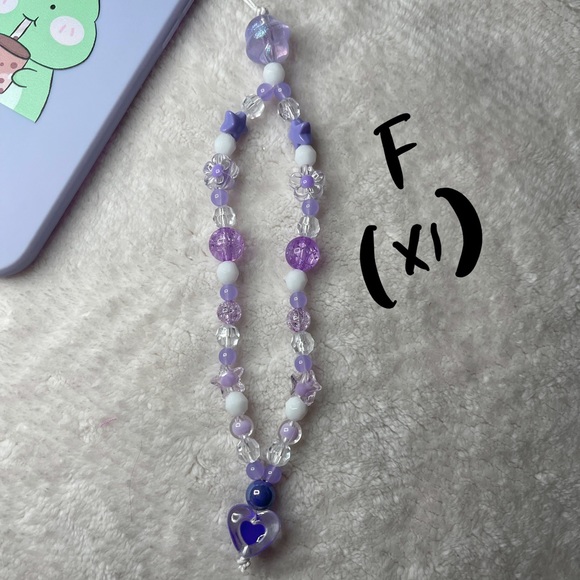 Purple Phone/Camera Strap Charms - Picture 7 of 8